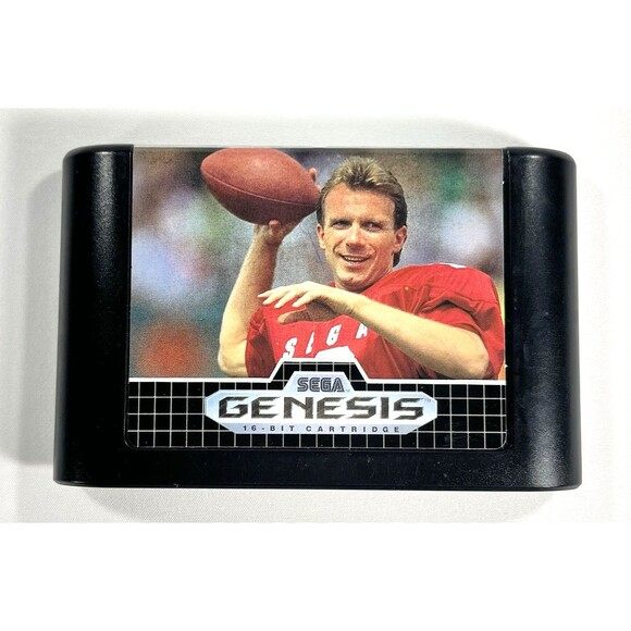 Joe Montana Football 1990 Sega Genesis Complete with Case and Manual Tested - Picture 6 of 9